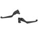 Drag Specialties Matte Black Wide Blade Lever Set Harley-Davidson - 0610-0795