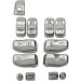 Drag Specialties Chrome Switch Cap Kit - 0610-0807