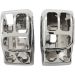 Drag Specialties Chrome Switch Housing Kit Harley-Davidson - 0616-0231
