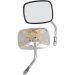 Drag Specialties Chrome/Gold Live to Ride Custom Mirrors 0640-0476