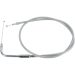 Drag Specialties 39.5" Braided Stainless Steel Throttle Cable Harley 0650-0299