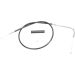 Drag Specialties 30 Inch Black Vinyl Throttle Cable Harley 0650-0345