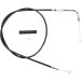 Drag Specialties 44 Inch Black Vinyl Throttle Cable For Harley 0650-0357
