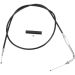 Drag Specialties 38 Inch Black Vinyl Throttle Cable Harley 0650-0405