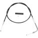 Drag Specialties 48 Inch Black Vinyl Throttle Cable Harley 0650-1100