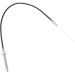 Drag Specialties 16.4" Black Vinyl Choke Cable Harley Davidson 0654-0026