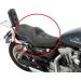 Drag Specialties Pillow Low Profile Double Bucket Seat Harley Sportster 82-03 XL