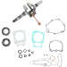 Hot Rods Complete Bottom End Crank Crankshaft Honda - CBK0182