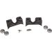 Drag Specialties Spark Plug/Head Bolt Covers Wrinkle Black 0940-1315