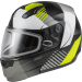 2021 Gmax MD-4S Dual Lens Shield Modular Reserve Motorcycle Snow Helmet -Reserve Matte Black/Hi-Vis-2XL