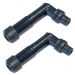 2 K&S Spark Plug Boot Cap Cover Resistor 120 Degree Snowmobile ATV Motorcycle