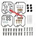 Parts Unlimited Carburetor Rebuild Kit Yamaha FZR600R 1990-1999