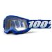 2021 100% Accuri 2 Clear Lens MX Motocross Offroad Goggles - Pick Size & Color-Clear-Blue