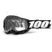2021 100% Accuri 2 OTG MX Motocross Offroad Goggles - Pick Size & Color-Black-Clear