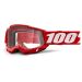 2021 100% Accuri 2 OTG MX Motocross Offroad Goggles - Pick Size & Color-Red-Clear