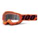 2021 100% Accuri 2 OTG MX Motocross Offroad Goggles - Pick Size & Color-Neon Orange-Clear