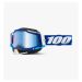 2021 100% Racecraft 2 Snow Mirror Lens MX Motocross Offroad Goggles-Blue-Blue Mirror