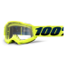 2021 100% Accuri 2 Clear Lens Youth/Kids MX Motocross Offroad Goggles-Fluo Yellow-Clear