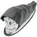 Drag Specialties Chrome/Black Shrouded Skull Fender Ornament - Universal Apply