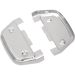 Drag Specialties Chrome Passenger Floorboard Covers Harley-Davidson 1621-0123
