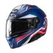Hjc i91Tricus Full Face Street Motorcycle Riding Helmet - Pick Size & Color-Black /Blue/Red-MD