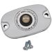 Drag Specialties Chrome Rear Brake Master Cylinder Cover Harley FLST FXST 06-17