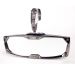 Seizmik Halo-RA Billet Aluminum Rearview Mirror 1.75″ Round Tube ROPS - 18011