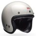 Bell Custom 500 Open Face 3/4 Street Motorcycle Helmet - Pick Color/Size-Gloss Vintage White-LG