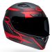 2021 Bell Qualifier DLX Mips Street Motorcycle Helmet - Pick Color/Size-Raiser - Matte Black/Crimson-LG