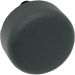 Drag Specialties Wrinkle Black Smooth Horn Cover - 2107-0046