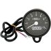 Drag Specialties Matte Black/Black 2.4" Mini Electronic 8000 RPM Tachometer 2211-0119