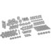 Drag Specialties Chrome Deluxe Bolt Cover Kit - Harley - 2401-0693