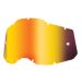 100% Accuri 2/Racecraft 2/Strata 2 Replacement Goggle Lens - Pick Color-Red Mirror