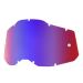 100% Accuri 2/Racecraft 2/Strata 2 Replacement Goggle Lens - Pick Color-Red/Blue Mirror
