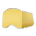 100% Accuri 2/Racecraft 2/Strata 2 Replacement Goggle Lens - Pick Color-Injected Gold Mirror