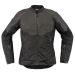 2024 Icon Overlord3 Ce Women Leather Street Motorcycle Black Jacket-SM