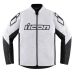 2022 Icon Hooligan CE Street Motorcycle Jacket - Pick Size & Color-White-3XL