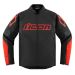 2022 Icon Hooligan CE Street Motorcycle Jacket - Pick Size & Color-Black/Orange-3XL