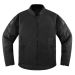 2022 Icon Mesh AF Street Motorcycle Jacket - Pick Size & Color-Black-3XL