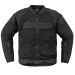 2024 Icon Overlord3 Mesh CE Street Motorcycle Riding Jacket - Pick Size & Color-Black-SM