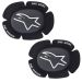 Alpinestars GP Sport Evo Knee Sliders Replacements Black/White - Pair