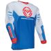 Moose Racing Qualifier MX Motocross Offroad ATV Jersey - Pick Size & Color-Red/White/Blue-3XL