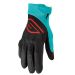 2021 Slippery Circuit Sports Watercraft Gloves - Pick Size & Color-Black/Aqua-SM