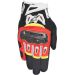 Alpinestars SMX-2 Air Carbon V2 Leather Gloves-Black/Red/Yellow-3XL