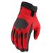 2022 Icon Hooligan CE Street Motorcycle Gloves - Pick Size & Color-Red-SM