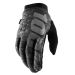 2022 100% Brisker MX Motocross Offroad ATV Riding Gloves-Heather Gray-SM