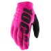 2022 100% Brisker MX Motocross Offroad ATV Riding Gloves - Pick Size & Color-Neon Pink-2XL