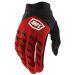 2022 100% Youth/Kids Airmatic MX Motocross Offroad ATV Gloves - Pick Size/Color-Black/Red-XL