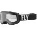 2022 Fly Racing Focus MX Motocross Offroad ATV Goggles - Pick Color-Black/White-Clear