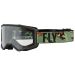 2022 Fly Racing Focus MX Motocross Offroad ATV Goggles - Pick Color-Green Camo/Black-Clear